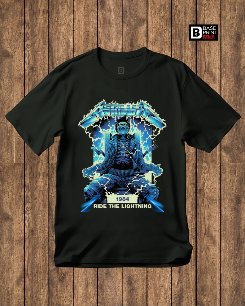 Camiseta Metallica Ride The Lightning 1984