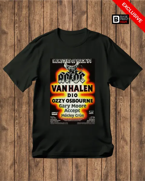 Camiseta Monsters of Rock 1984