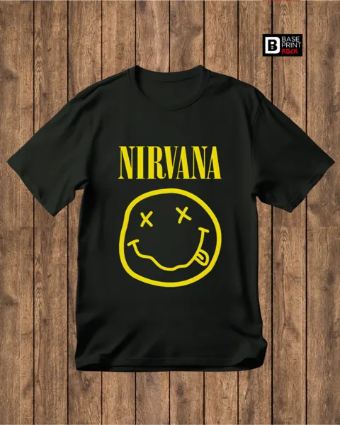 Camiseta Nirvana Smiley