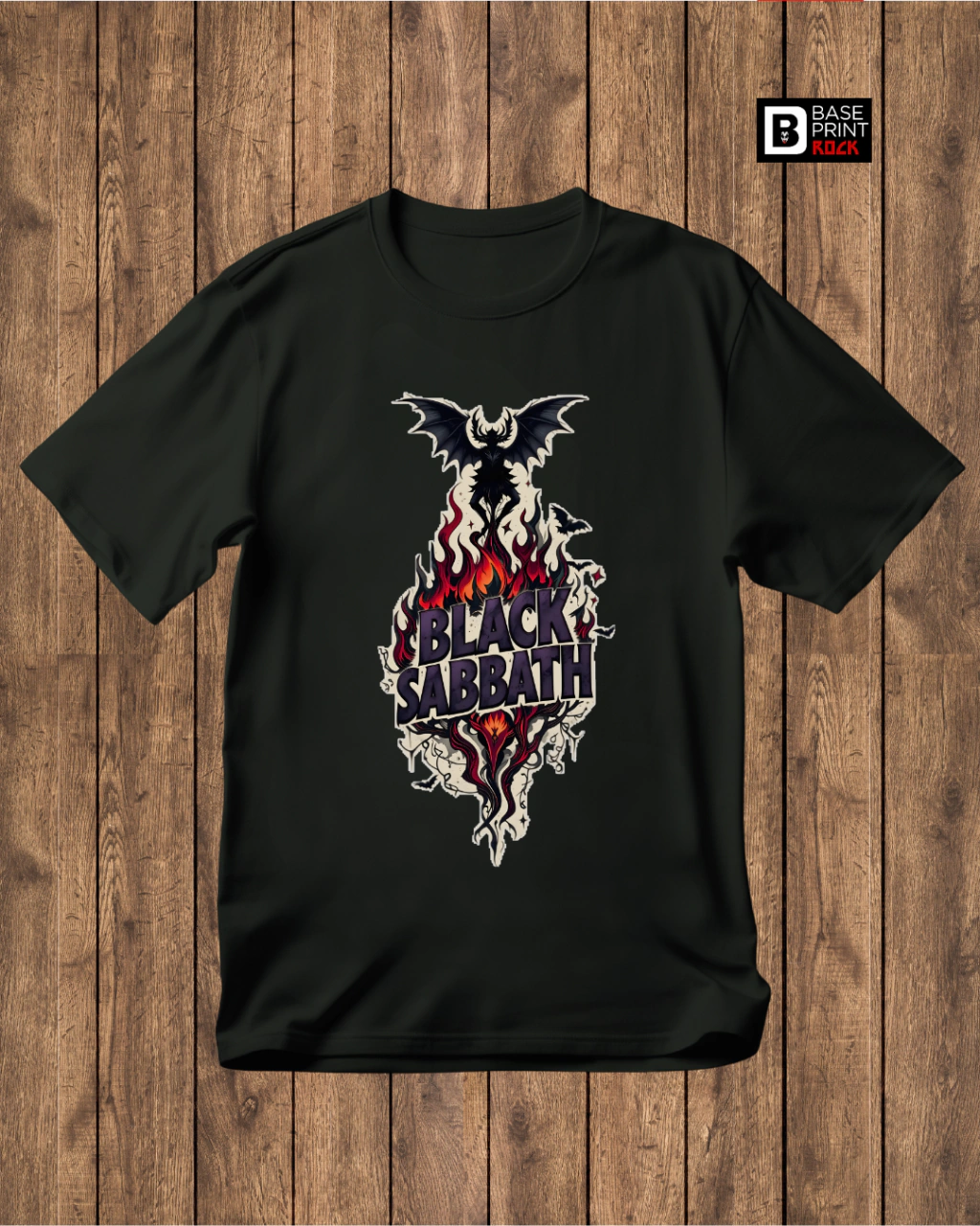 Camiseta Ozzy Black Sabbath