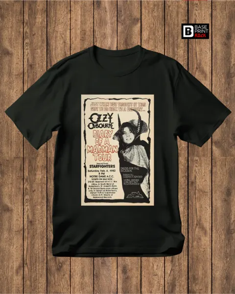Camiseta Ozzy Diary of a Madman Tour