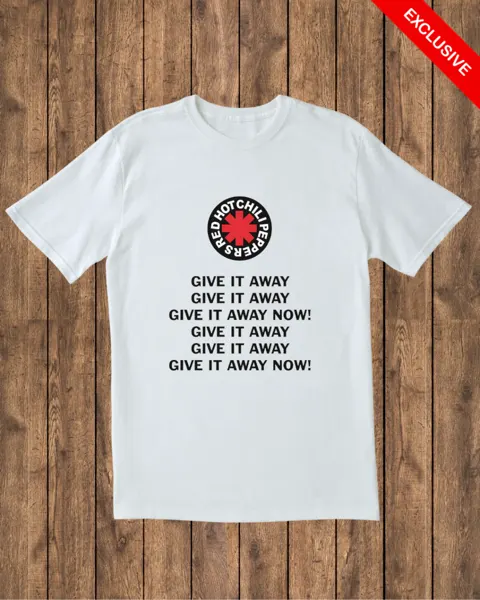 Camiseta Red Hot Chili Peppers Give It Away