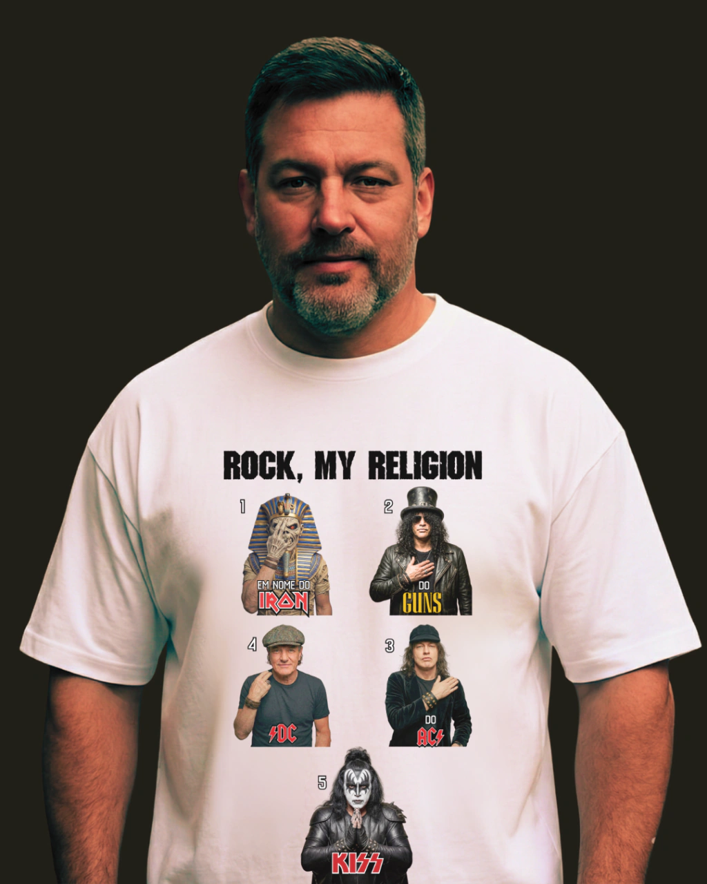 Camiseta Santissima Trindade do Rock — foto 6