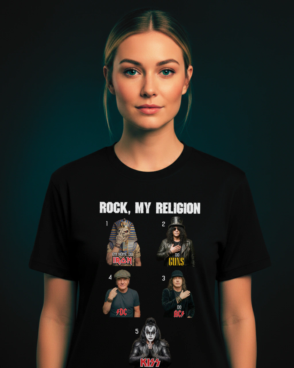 Camiseta Santissima Trindade do Rock — foto 9