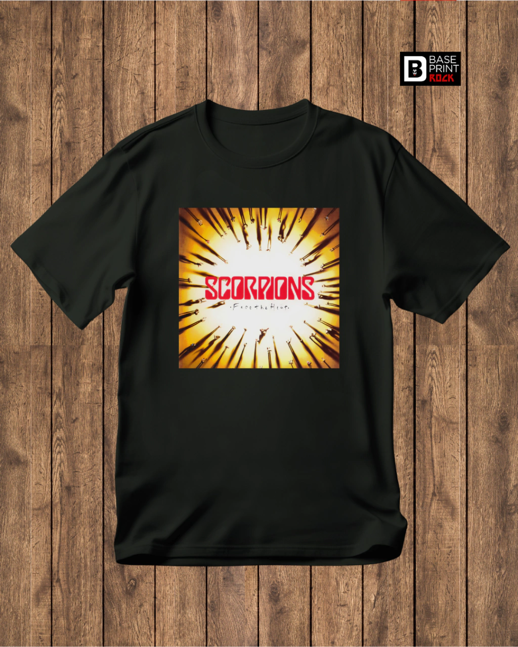 Camiseta Scorpions Face the Heat