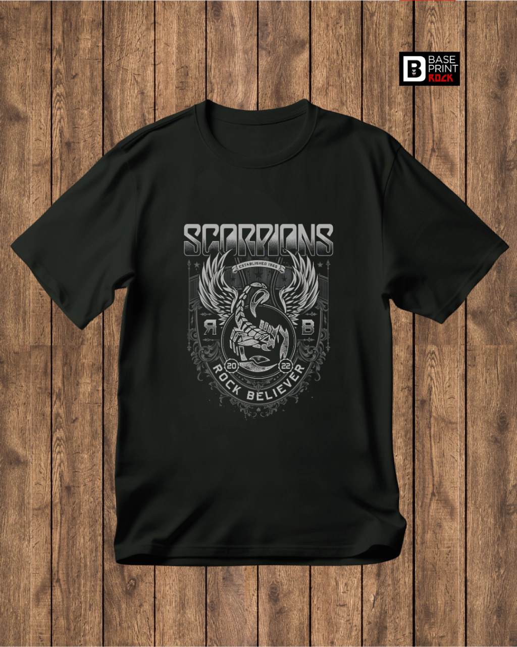 Camiseta Scorpions Rock Believer