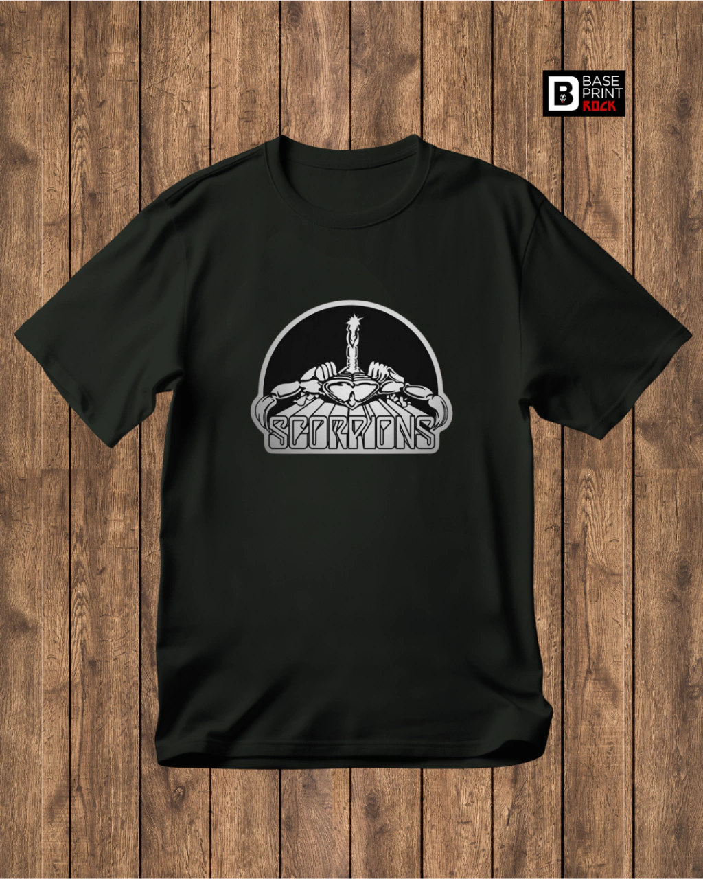 Camiseta Scorpions Silver