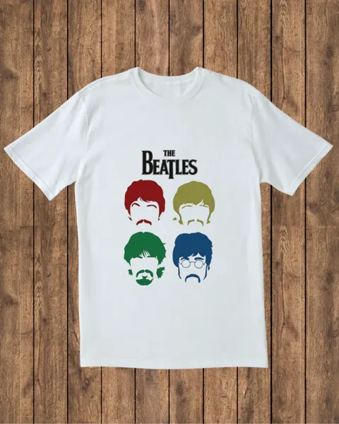 Camiseta The Beatles Classic Formation Color