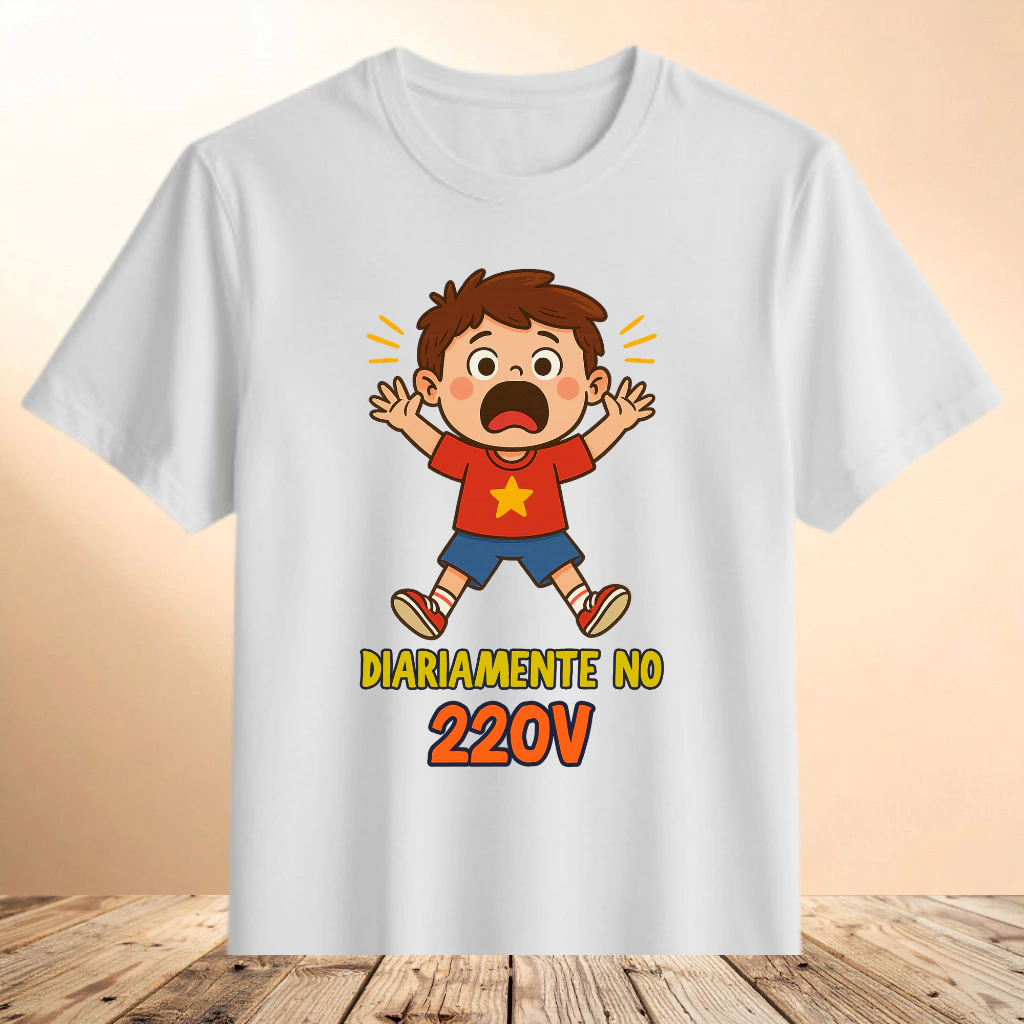 Camiseta Diariamente no 220V