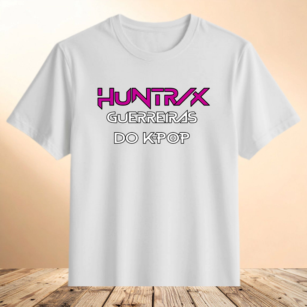 Camiseta Guerreiras do K-Pop Pink