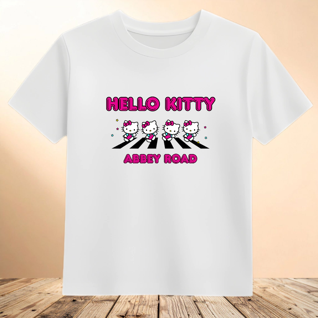 Camiseta Kitty Abbey Road