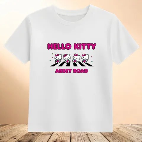 Camiseta Kitty Abbey Road