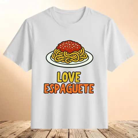 Camiseta Love Espaguete