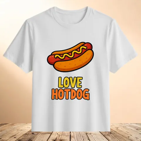 Camiseta Love Hotdog