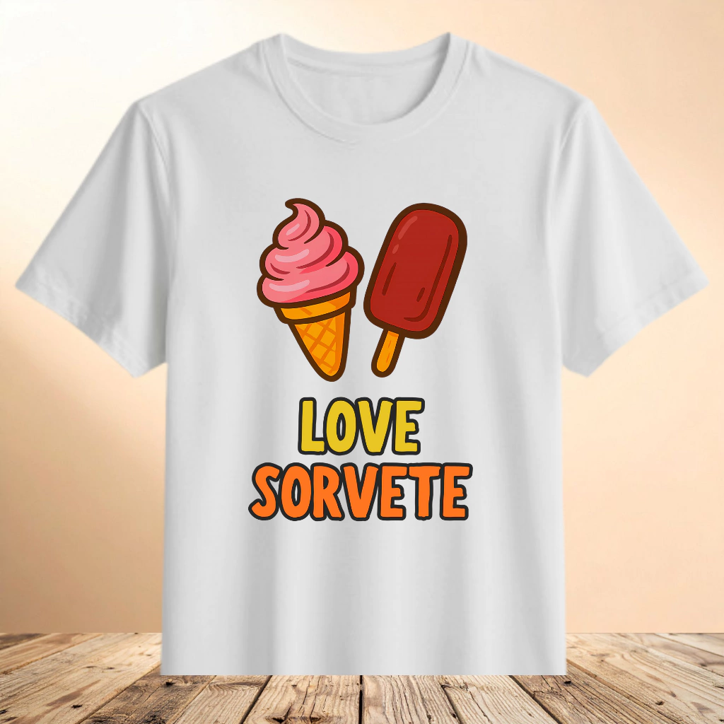 Camiseta Love Sorvete