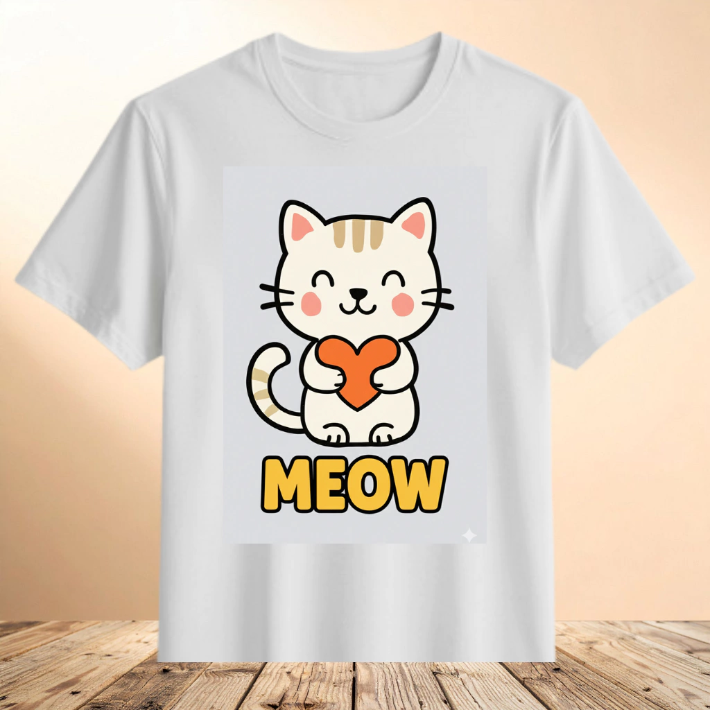 Camiseta Meow