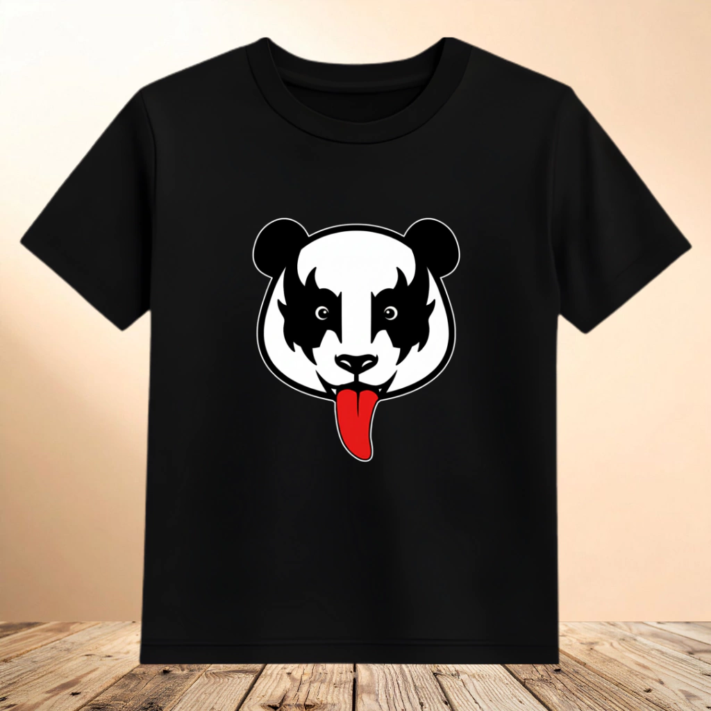 Camiseta Panda Rocker