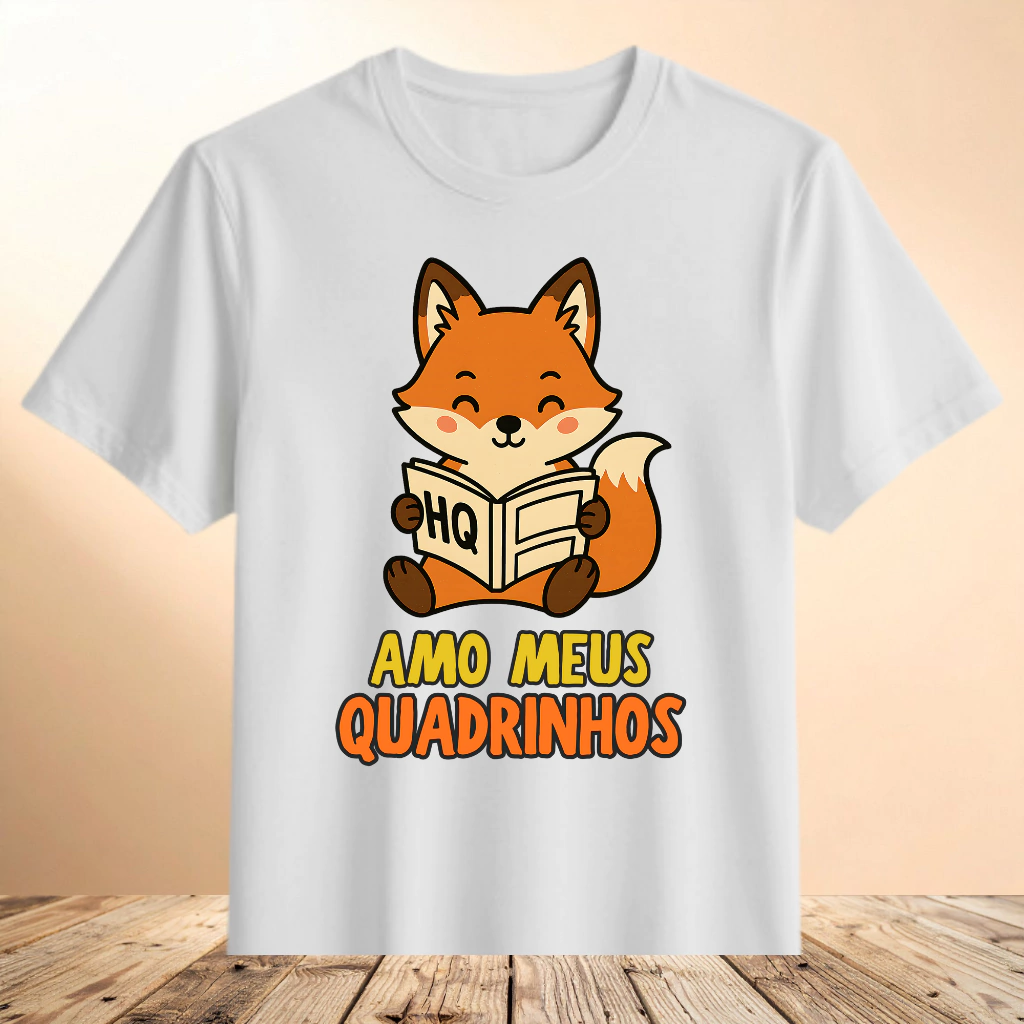 Camiseta Raposa dos Quadrinhos