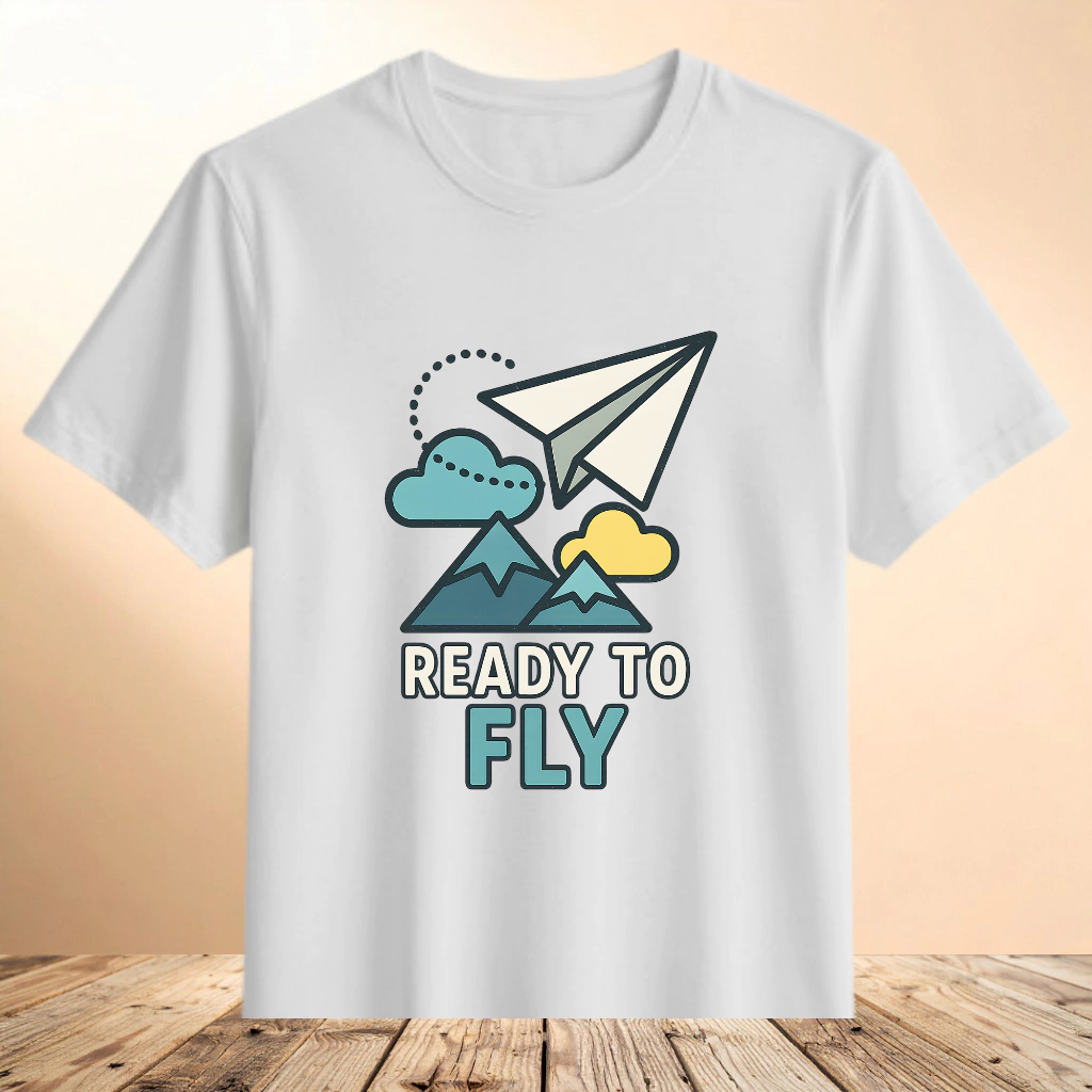 Camiseta Ready to Fly