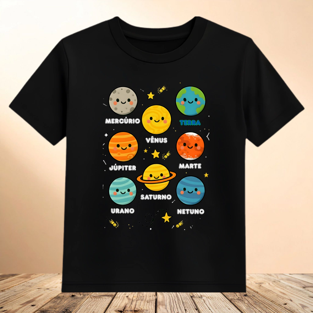 Camiseta Sistema Solar