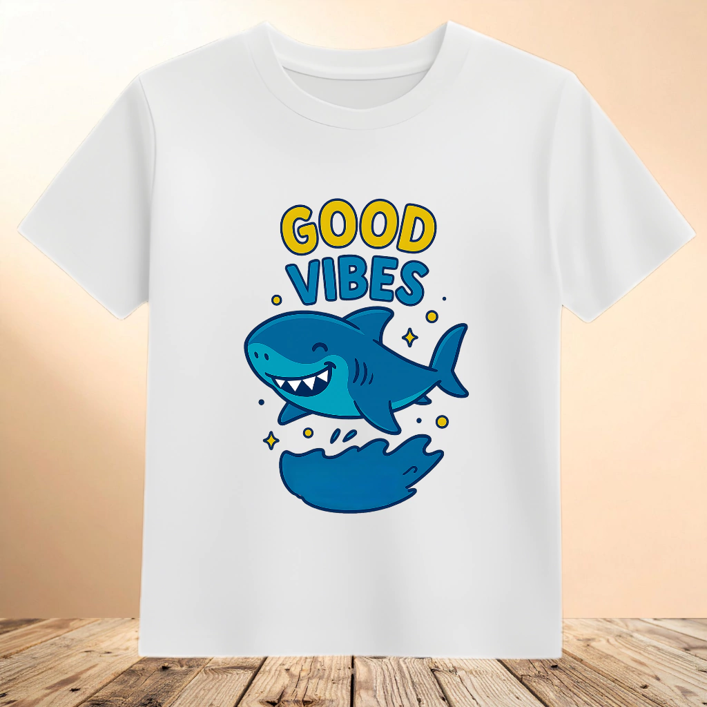 Camiseta Tubarão Good Vibes