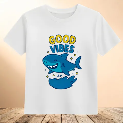 Camiseta Tubarão Good Vibes